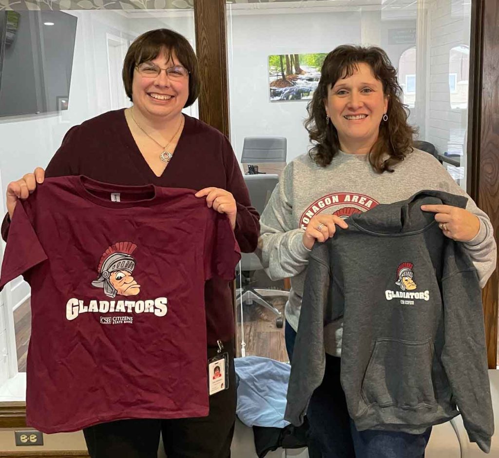 Rise in School Spirit—Local Bank Gives Back to Ontonagon Area Schools