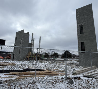 Elevator Shaft and Stairwell at Citizens State Bank HQ