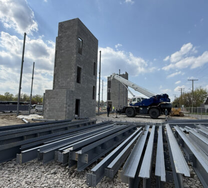 Structural Steel at Citizens State Bank HQ